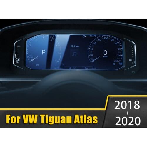 Car Screen Protector For Volkswagen VW Tiguan MK2 Atlas 2018 2019 2020 LCD Instrument Dashboard Monitor Protective Flim Sticker