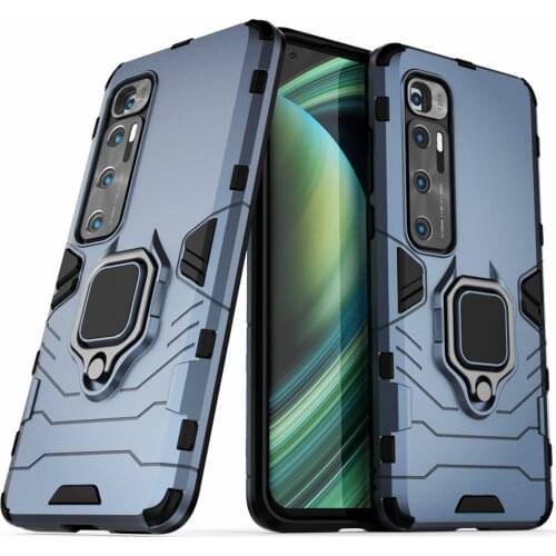 For Xiaomi Mi 10 Ultra Case mi10ultra Ring Stand Bumper Silicone + PC Phone Back Cover for Xiomi Mi 10 Ultra 10ultra Capa Coque