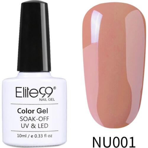 Elite99 10ml Nude Color Gel Nail Polish Soak Off UV Nail Art Design Manicure Vernis Semi Permanent Nail Varnish Lacquer