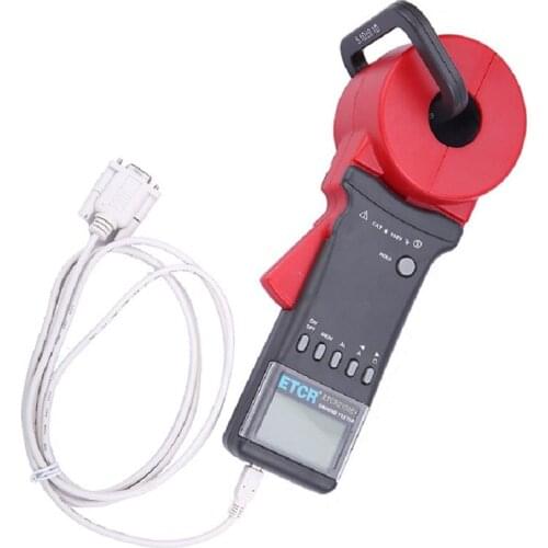 ETCR2100E+ High-end multi - function clamping ground resistance meter round mouth