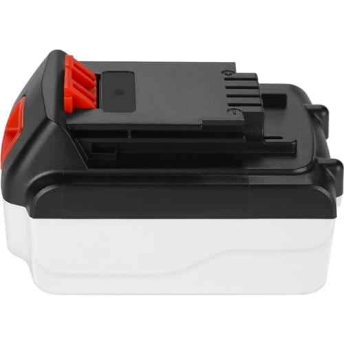 Hot sell 20V 6000mAh Li-ion Rechargeable Power Tool Replacement Battery for BLACK & DECKER LB20 LBX20 LBXR20 LB2X4020-OPE 6.0Ah