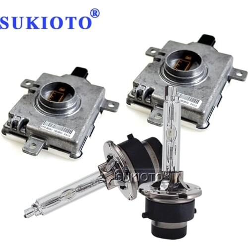 SUKIOTO OEM 55W Xenon HID Headlight Ballast Kit Xenon D2S 6000K 4300K 5000K 8000K Car Light HID Lamp Bulbs W3T20971 33119TA0003