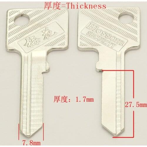 A225 Wholesale Locksmith Keymother Brass House Home Door Blank Empty Key Blanks Keys 20 pieces/lot