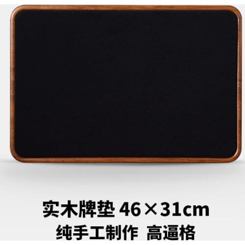 Magic Solid wood Pad Card deck Mat Handmade Deluxe Close up Magic Tricks props gimmick Illusions Card Magic Props Magician Magie