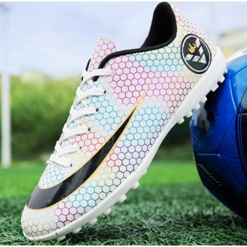 Mens Fashion New Football Shoes, Antiskid Wear-resistant Breathable Sports Shoes, Womens Football Shoes
