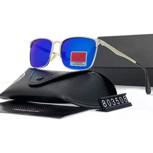 Fashion Brand Sporty Men Sunglasses Alloy Metal Frame Polaroid HD Polarized Lens With Blue Coating Driving Glasses Gafas De Sol