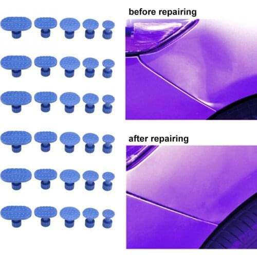 30Pcs Car Dent Puller Paintless Dent Repair Hail Removal Kit Tool Diverse Pulling Tabs for Auto Body Repair Tool Puller Tabs