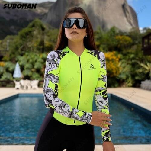 New 2021 suboman team bike Jersey Womens enduro Suit Frete Gratis Para Brasil Feminino Roupas bike Jumpsuit temperament Clothes