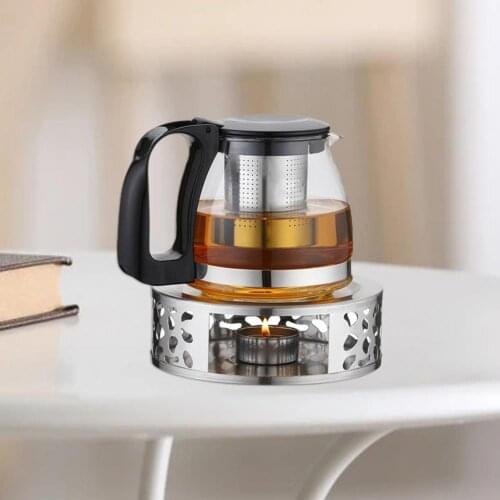 Coffee Tea Warmers Widely Applied Heat-resistant Stable Hollow-out Candle Heater Stand Food Warmer Safe to Use Warmer for Home
