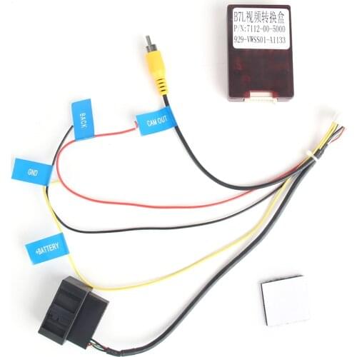 Dasaita 26 PIN RGB to AV CVBS (RCA) Signal Converter for Volkswagen Factory Rear-view Backup Camera Output to After Market