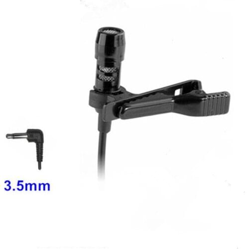 Professional Lapela Condenser Microphone Lavalier Microfone for Car Amplifier Recording 3.5mm Mono Angle Jack Microphones