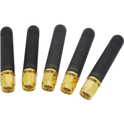 10pcs/lot 48mm SMA interface SW915-ZT48 915MHz Straight rubber Antennas