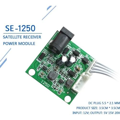 SE-1250 Satellite Receiver SET-top Box Power Module Switch Power Board 3.3V 5V 15V 20V