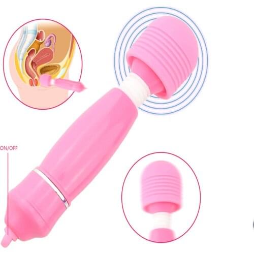 Stick Adult Sex Product Women Masturbation Mini Vibrator Clitoris Stimulator Sex Toy for Female Magic Wand Vibrating Massager