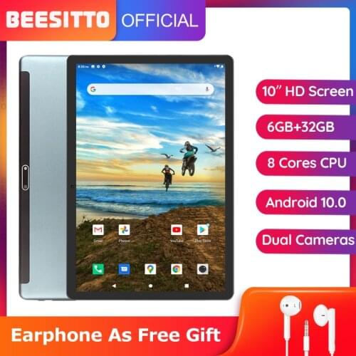 Super 2.5D Glass Tablet 10" Octa Core CPU Android 10.0 WiFi 4G LTE 1280*800 IPS Screen Android Tablets планшет tablette +Gifts