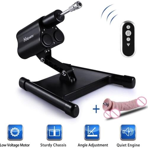 HISMITH Kliclok Quiet Automatic Beginners dildo Sex Machine Turbo Power 48W Solid Steel Frame adult Sex Machines for Women