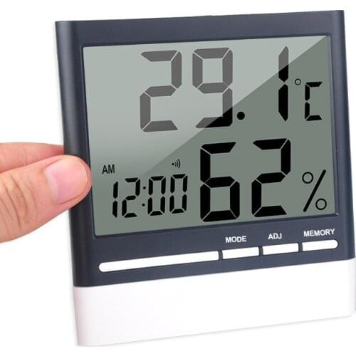 High Quality Large Multifunctional Display Temperature Moisture Meter Large Screen With Numbers Electronic Moisture Meter