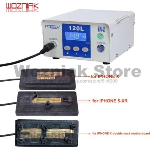 Wozniak PPD 120L Desoldering Rework Station Unsolder Remove Welding Platfor table for iPhone Motherboard CPU Chip A8 A9 A10 A11
