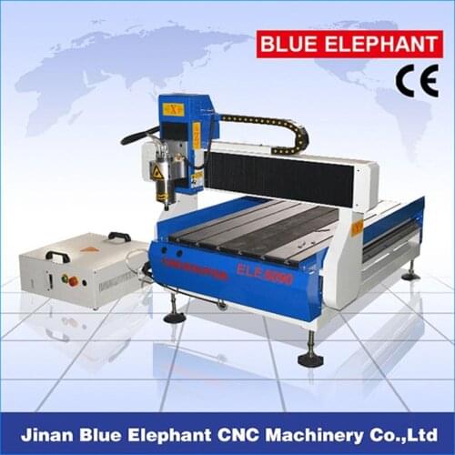 1.5kw Spindle Mach3 Control Wood CNC Router 6090 for full assembled with best price sale