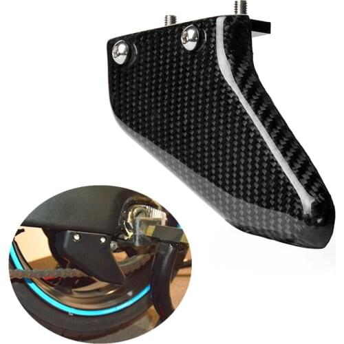 100% Carbon Fiber Racing Chain Toe Guard Universal For Track and Race Bikes Motorcycle parts Chain Guard