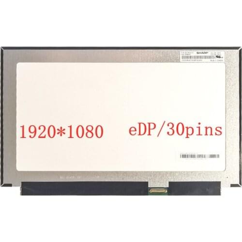13.3“ Laptop LCD Screen IPS display LQ133M1JW15-E N133HCE-GP1 NV133FHM-N52 LP133WF4 SPB1 LTN133HL09 eDP 30 pin 1920X1080 panel