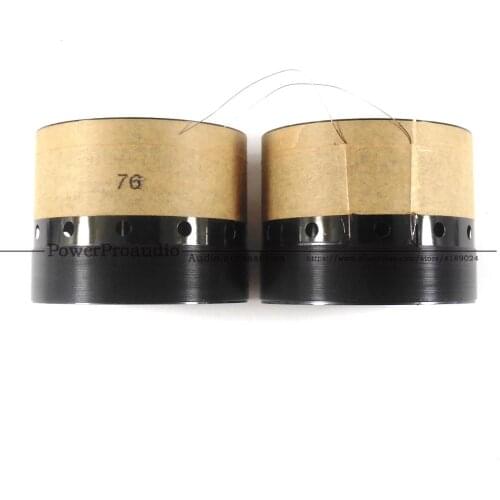 2 pcs 76mm mm skeleton:White aluminous, woofer / loudspeaker / speaker voice coil