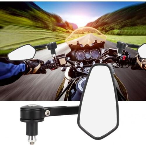 2Pcs Motorcycle Modified Rearview Mirror Reflective Rear View Side Mirrors 22mm Side Mirrors Accessories