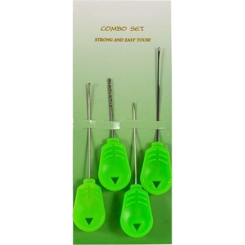 4pcs Carp Rig Making Tools Carp Fishing Splicing Needles Boilie Drill Carp Tool Accessories For Carp Fishing