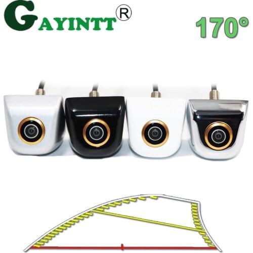 170° HD Car Reverse Backup Rear View Camera Night Vision Auto Assistance Intelligent Dynamic Trajectory Parking Line