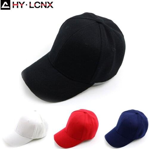 Korean Children Four Seasons Pure Color Adjustable Fashion Casual Baseball Cap Boys Girls Cotton Outdoor Sports Sun Cap