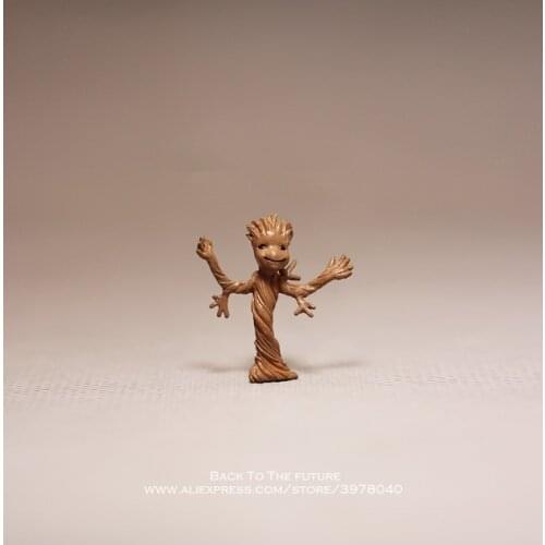 Disney Marvel Avengers 3 Groot 3.5cm Action Figure Anime Mini Decoration PVC Collection Figurine Toy model for children gift
