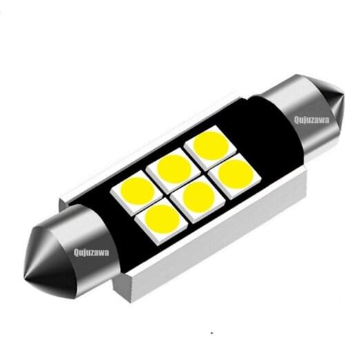 Festoon 31mm 36mm 39mm 41mm Super Bright 3030 LED Bulb C5W C10W Car Dome Light Canbus Auto Interior Reading Lamp Pure Warm White