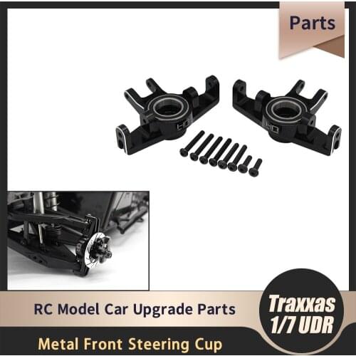 HR Traxxas 1/7 UDR Rear Straight Axle Short Truck Metal Aluminum Alloy Front Steering Cup Replace 8552