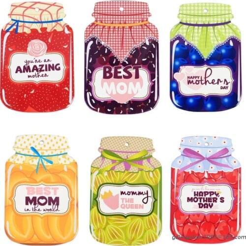 P8DE Fruit Jam Jar Shape Ceramic Table Placemat Cartoon Heat Insulation Pot Bowl Pad Cup Coaster with Cork Bottom Non Slip