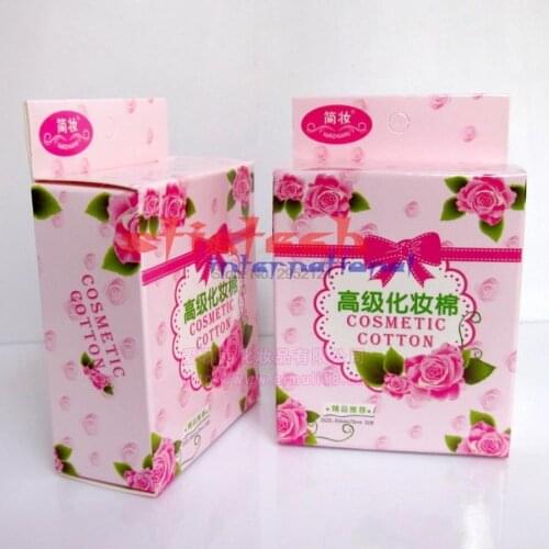 By dhl 200 packs 50pcs/pack Cosmetic Make up Facial Cleansing Cotton Pads Wipe Cotton Makeup Wipes Cotton Pads