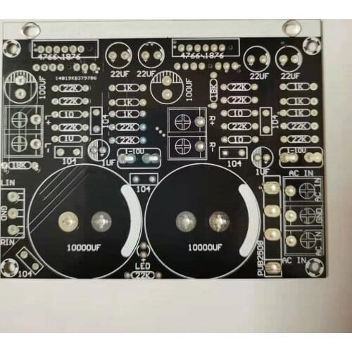 Fannyda LM4766T/LM1876TF BTL 2 channel pure postgrade amplifier PCB empty board