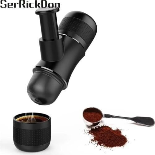 Mini Coffee Maker Manual Coffee Maker Hand Pressure Portable Espresso Machine Coffee Powder