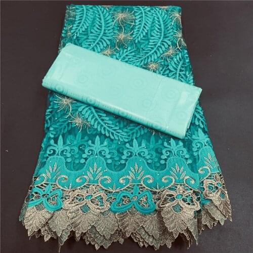 MIQIER High Quality African Nigerian Tulle Lace Fabric Embroidery Milk Silk Voile Cord French Prom Party Gown Dress Bazin 5Yards