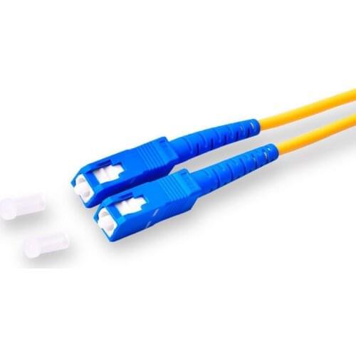 SC UPC Patchcord 1m to 15m optical fiber Patch cord 3.0mm Fiber Jumper Simplex SM FTTH Optic Cable fibra optica