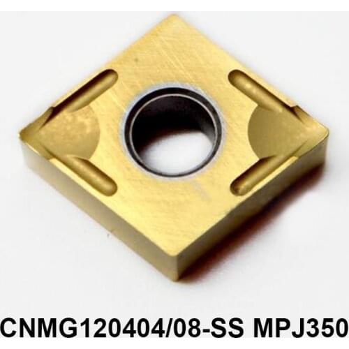 Original CNMG120404-SS MPJ350 CNMG120408-SS MPJ350 CNMG 120408 for Stainless Steel CNC Carbide Inserts Turning Tools