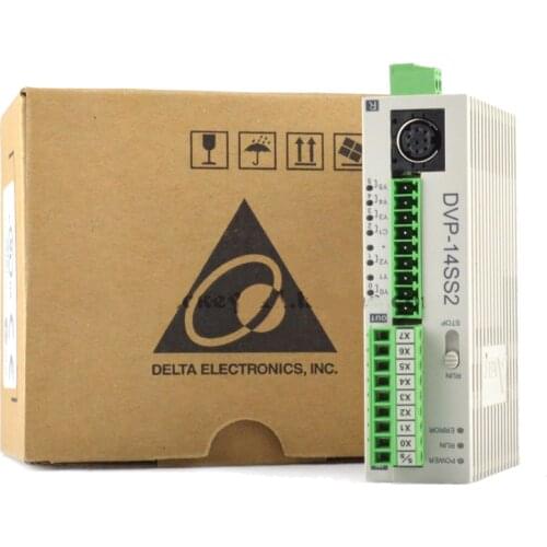 Original DVP -14 SS 2 mainframe Delta PLC programmable controller DVP14SS211T / DVP14SS211R 220Vdc 1.5W