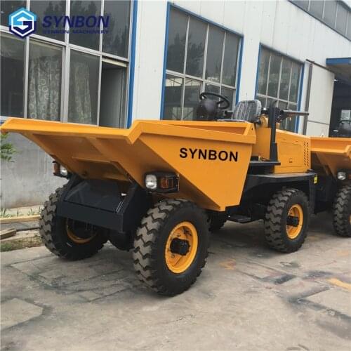 Industrial and mining coal turnover dump truck Hydraulic engineering self-unloading diesel-powered four-wheel transport truck