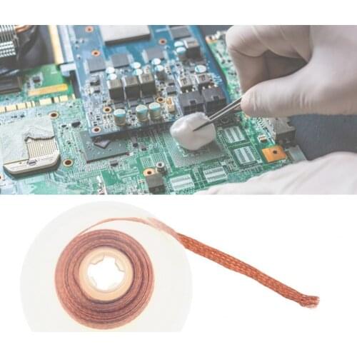 1.5m 1.5/2.0/2.5/3.0/3.5mm Solder Remover Wire High Temperature Resistant Desoldering Braid Solder Welding Wire Lead Cord Roll