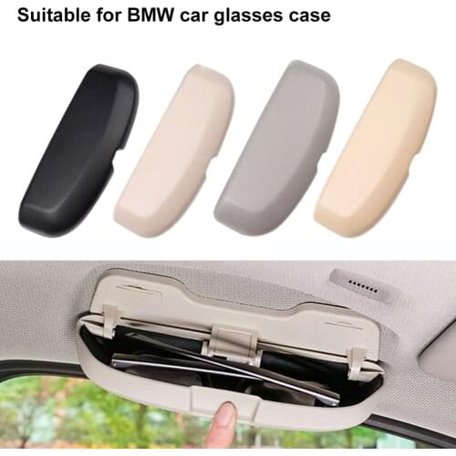 ABS Sunglasses Box for BMW 1 2 3 5 Series X1 X3 X5 Left Driver Side Overhead Grab Handle Sun Glass Storage Box Car Accessories