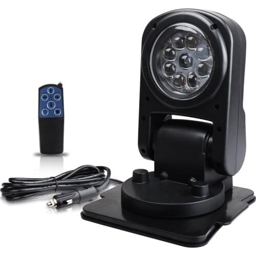 40W LED Search Light 1 Set 12V to 24V Remote Control Spotlight Marine Searchlight for Boat Offroad Vehicle