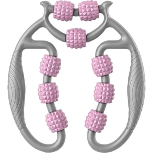 Liver and Gallbladder Scraping Massage Device Leg Dredging Thigh Artifact Ball Leg Slimming Roller Handheld Calf Tummy Tool