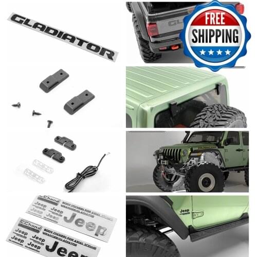 Spare Part Sticker Logo for AXIAL SCX10 III JEEP 1/10 RC CAR PART