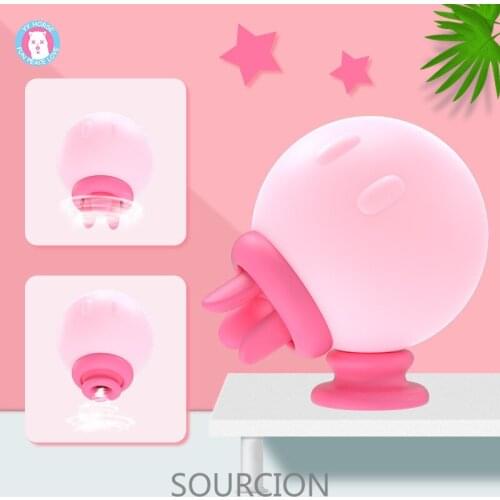 Sucking Vibrator Tongue Licking Pussy Female Breast Stimulation Clit Vibrator Adult Sex Toy Nipple Massage for Women USB Charge