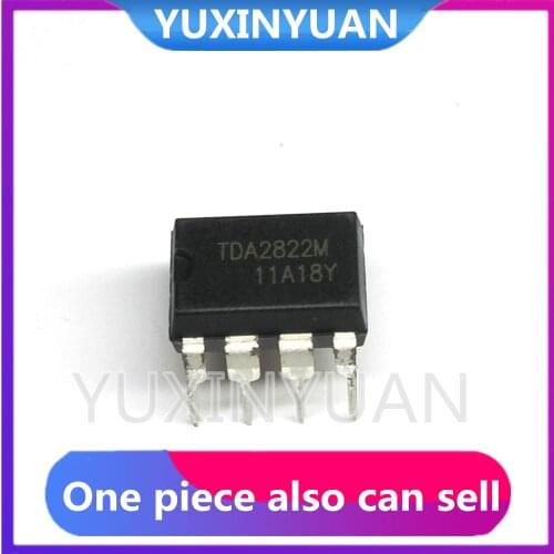 10PCS TDA2822 DIP8 TDA2822M DIP 2822M DIP-8 new and original IC