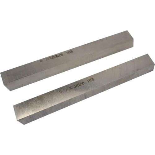 2pcs 20mm * 200mm HSS Multifunction High speed steel turning tool / white steel knife / white steel strip Length 300mm blade